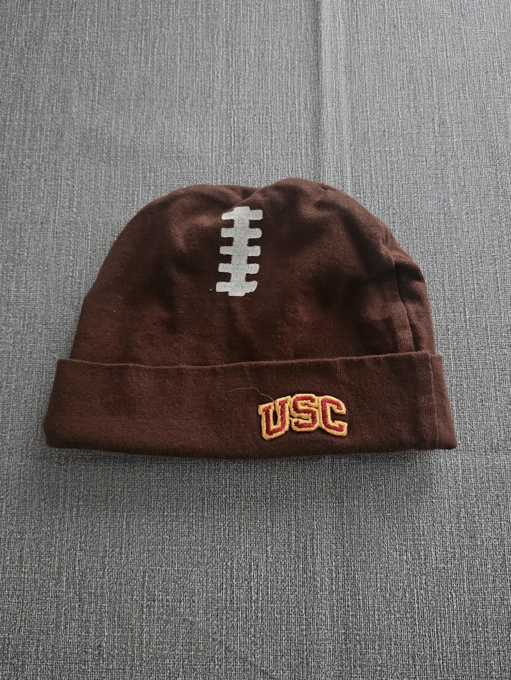USC Trojans Brown Football Baby Beanie 0-6 Mos Future Tailgaters